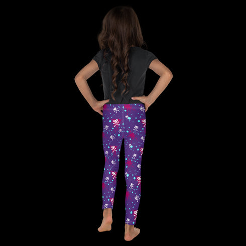 Heart Skull Splatter - Kid's Leggings