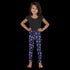 Neon Space Skulls - Kid's Leggings