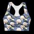 Skulls at Dusk - Longline Sports Bra