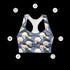 Skulls at Dusk - Longline Sports Bra