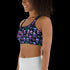 Neon Space Skulls - Sports Bra
