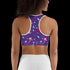 Heart Skull Splatter - Sports Bra