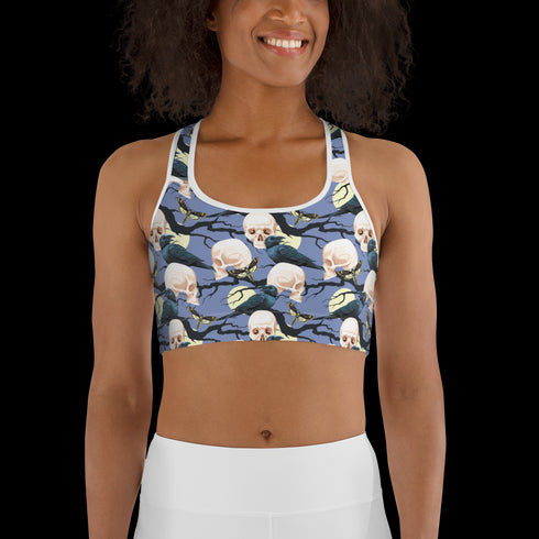 Skulls at Dusk - Sports Bra