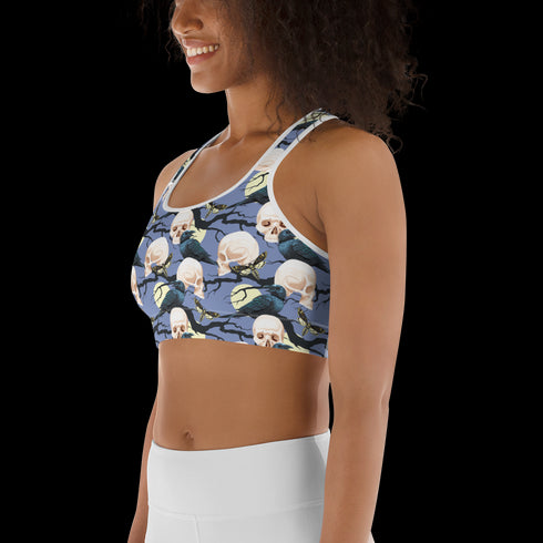 Skulls at Dusk - Sports Bra