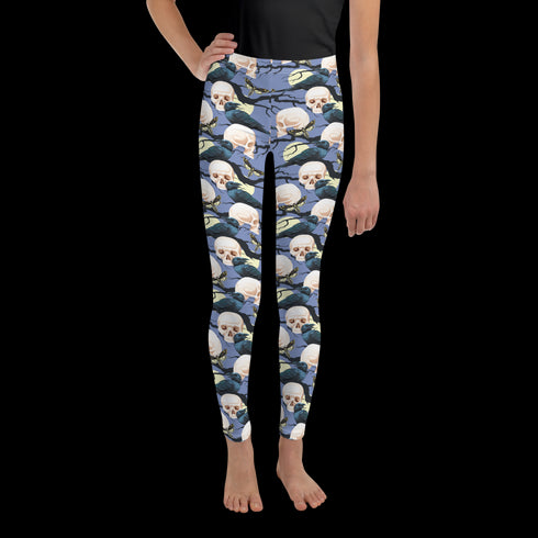 Skulls at Dusk - Youth Leggings