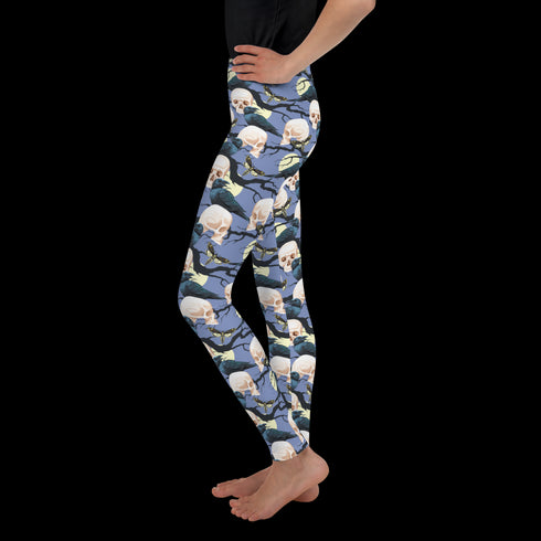 Skulls at Dusk - Youth Leggings