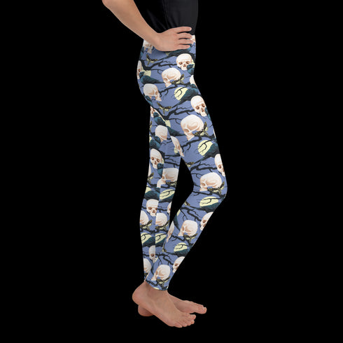 Skulls at Dusk - Youth Leggings