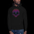 Neon Lines Skull - Adult Hoodie