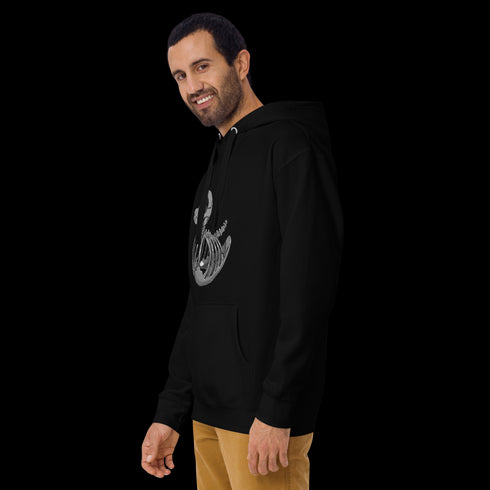 Silver Rubber Ducky - Adult Hoodie