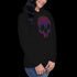 Neon Lines Skull - Adult Hoodie