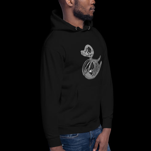 Silver Rubber Ducky - Adult Hoodie