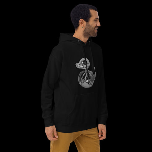 Silver Rubber Ducky - Adult Hoodie