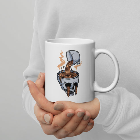 Pour it Directly Into My Brain - White Mug